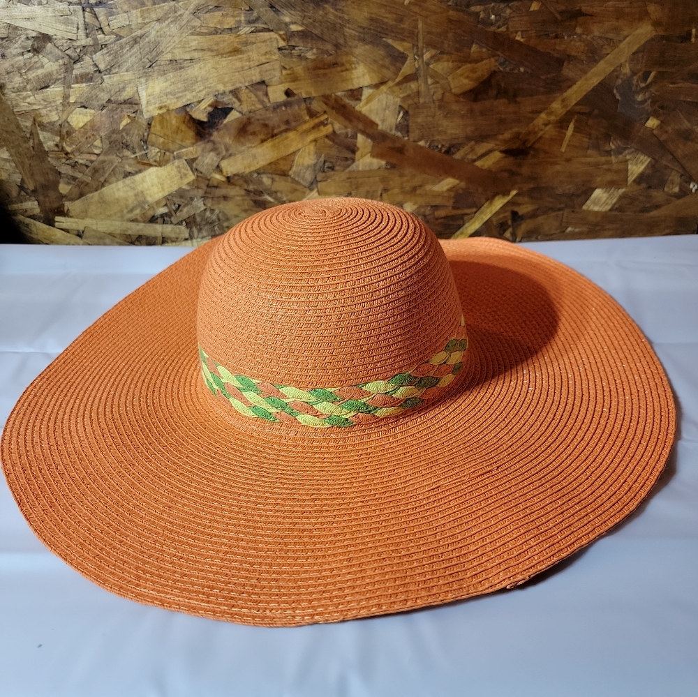 Women's Summer Beach Hat Wide Brim Cap Large Sun Floppy Folding Hat - Picture 1 of 3
